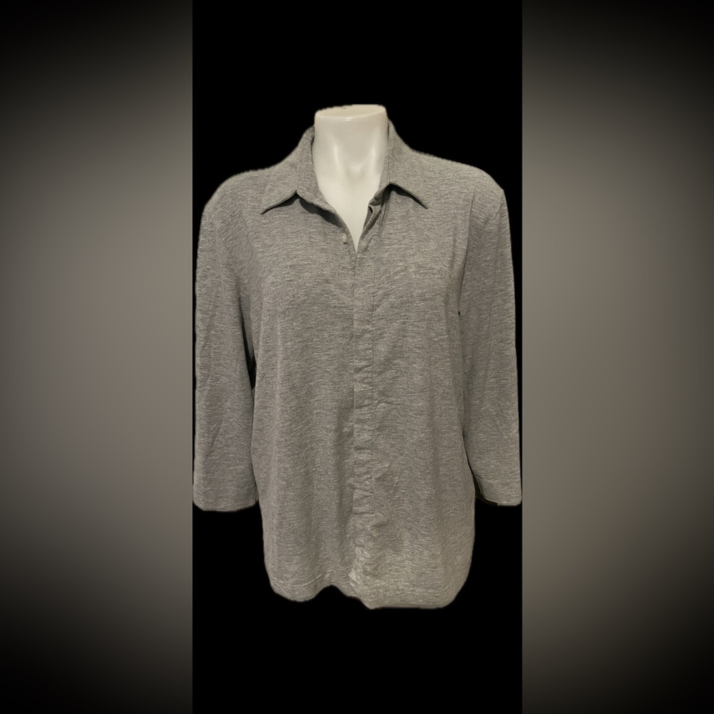 Donna Karan Heather Gray Top